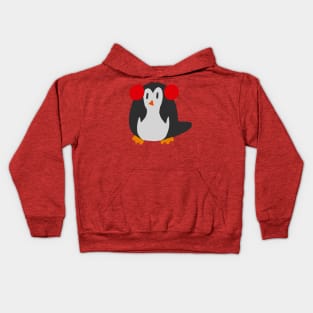 Earmuffs Penguin Kids Hoodie